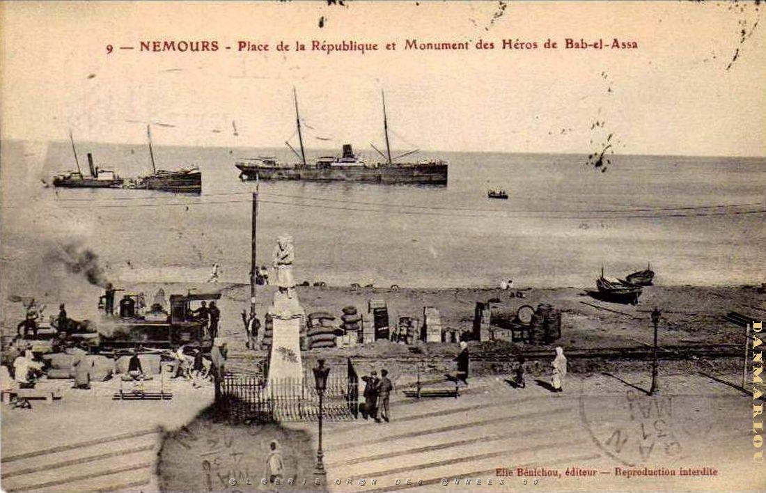 Nemours 15-Monu Bab el Assa.Combat Beni Snassen- 1907.JPG